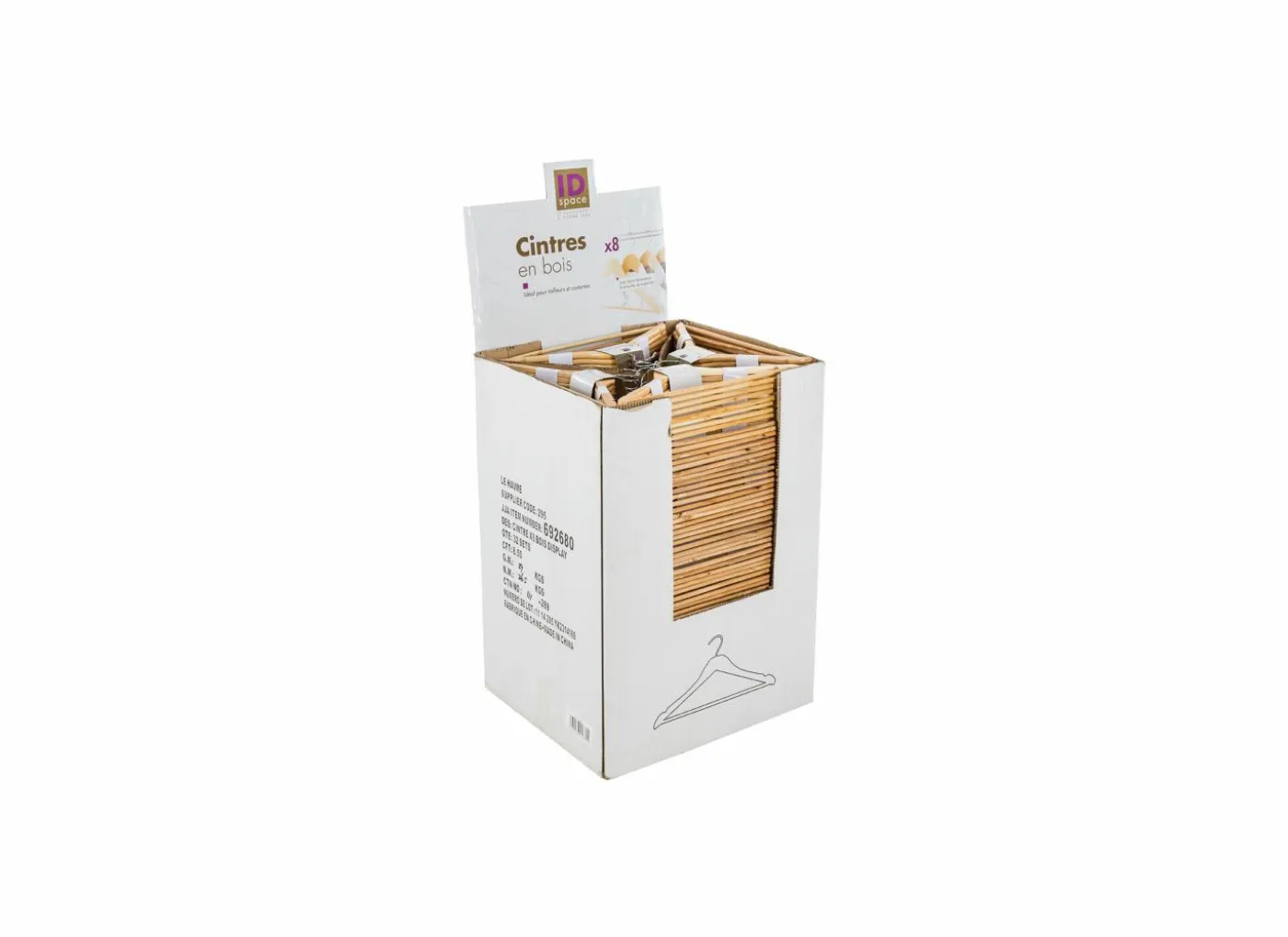 Kleerhanger set van 8