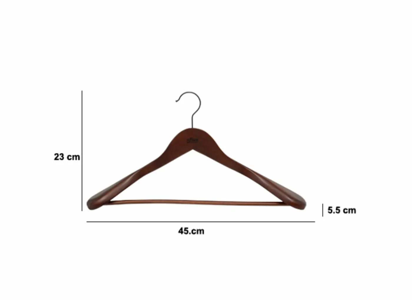 Kleerhanger Vintage  hout - bruin