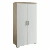 Kleerkast 95cm - decor - oak chalk & wit