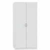 Kleerkast 91cm - decor - wit