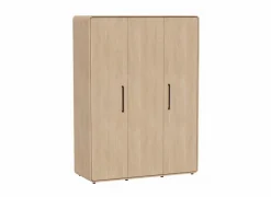 Kleerkast 155cm - melamine - brushed sand oak nature