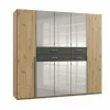 Kleerkast Denver 225cm - decor - artisanale eik/grafiet