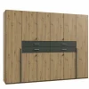 Kleerkast Denver 270cm - decor - artisanale eik & grafiet