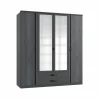 Kleerkast Duo 2 179cm - decor - digisteel & grafiet