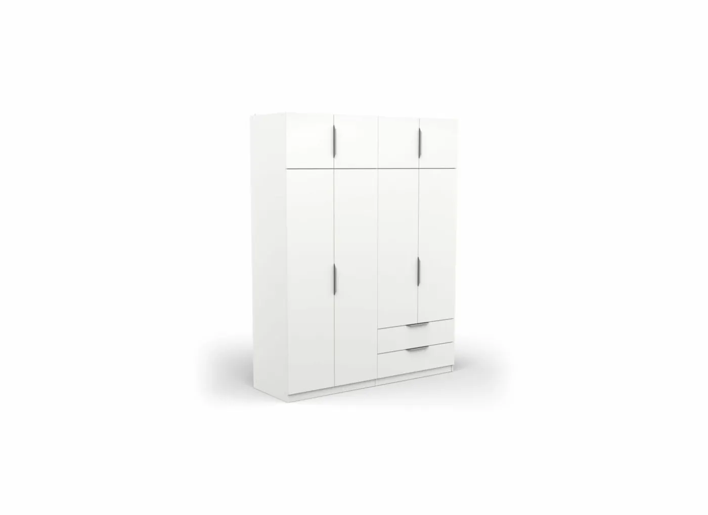 Kleerkast Ghost 157cm - decor - wit