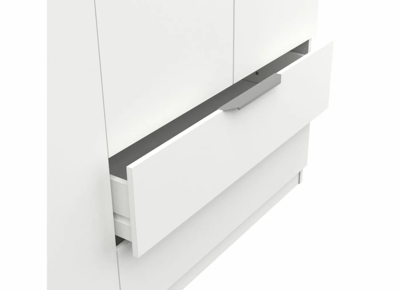 Kleerkast Ghost 157cm - decor - wit