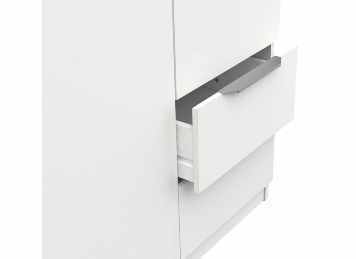 Kleerkast Ghost 119cm - decor - wit