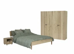 Kleerkast Holmes 200cm - MDF - eik