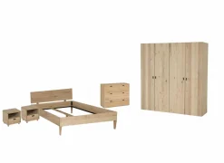 Kleerkast Holmes 200cm - MDF - eik