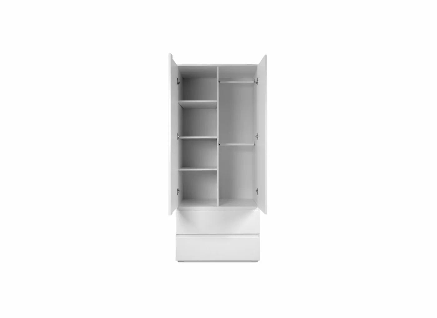 Kleerkast Image 80cm - decor - wit