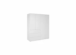 Kleerkast Image 160cm - melamine - wit