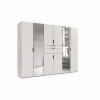 Kleerkast Moldau 270cm - decor - wit