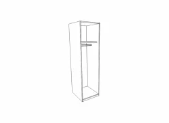 Kleerkast Mrk 45cm - decor - eik