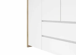 Kleerkast Next 197x58x202cm - decor - wit & jackson hickory