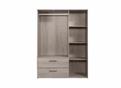 Kleerkast Orleans 145cm  decor - eik