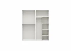 Kleerkast Oryana 180cm - melamine - diamond wit