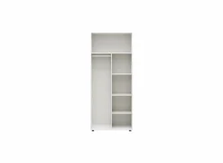 Kleerkast Oryana 90cm - melamine - diamond wit