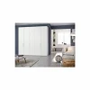 Kleerkast Select 251cm - decor - wit