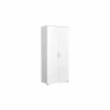 Kleerkast Sydney 80cm - melamine - wit