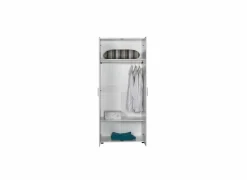 Kleerkast Sydney 80cm - melamine - wit