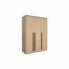 Kleerkast Tessa 151x63x210cm - melamine - zand eik