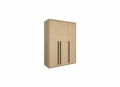 Kleerkast Tessa 151x63x210cm - melamine - zand eik
