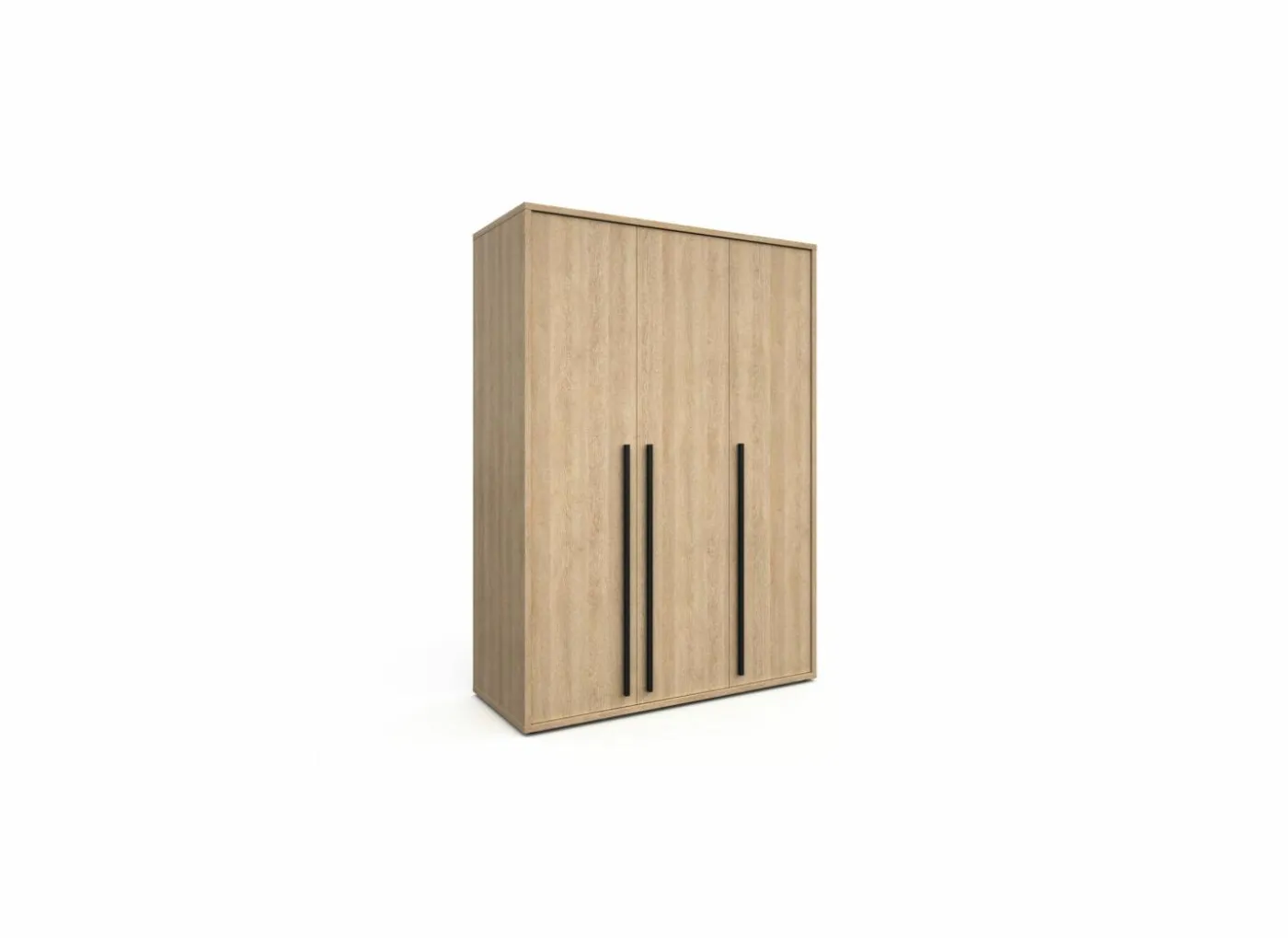 Kleerkast Tessa 151x63x210cm - melamine - zand eik
