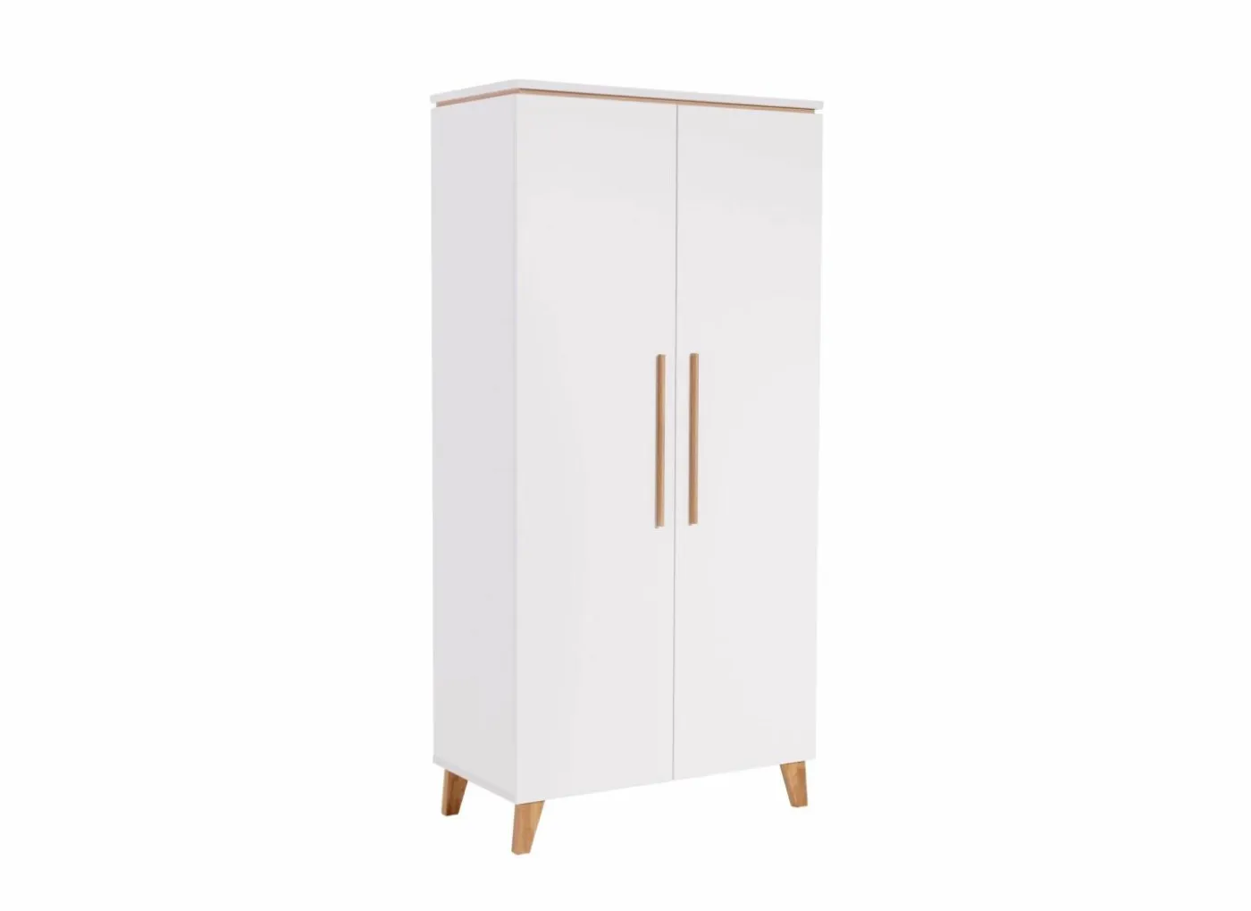 Kleerkast Vito Mira 95cm - decor - wit