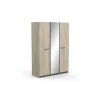 Kleerkast Watson 134cm - decor - kronberg eik & waterford eik