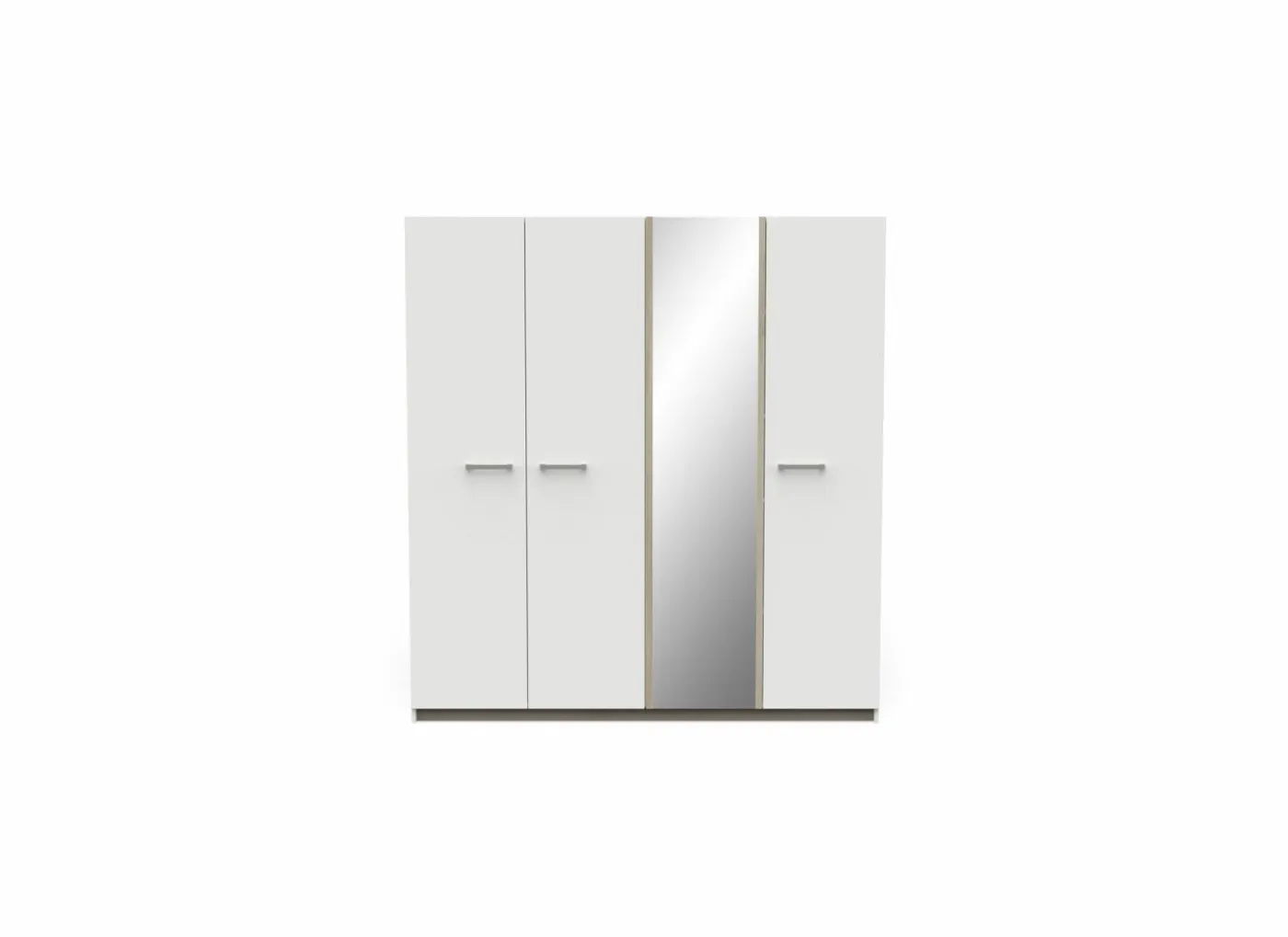 Kleerkast Watson 178cm - decor - kronberg eik & wit