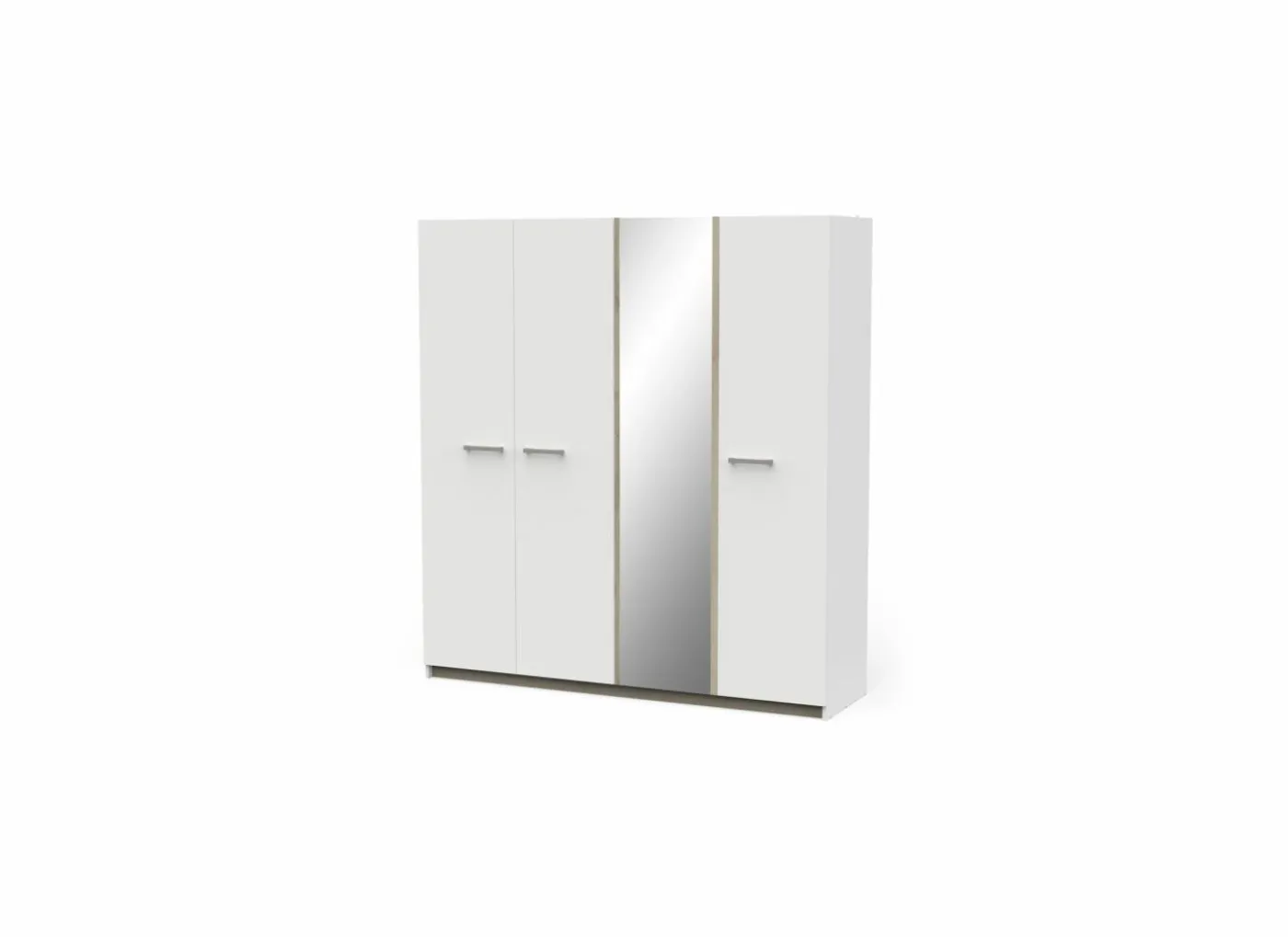 Kleerkast Watson 178cm - decor - kronberg eik & wit
