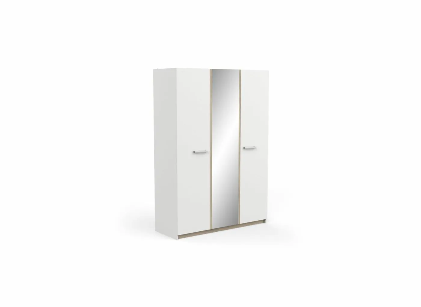 Kleerkast Watson 134cm - decor - kronberg eik & wit