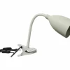 Klemlamp Sily H43cm - kunststof - grijs