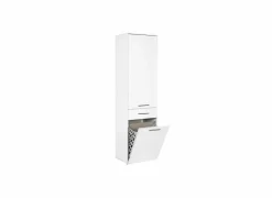 Kolomkast Rakiura 52x187x38cm - melamine - high gloss wit