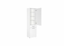Kolomkast Rakiura 52x187x38cm - melamine - high gloss wit