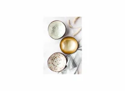 Kom Cocosbowl Ø14cm - kokos - goud