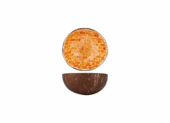 Kom Cocosbowl Ø14cm - kokos - goud