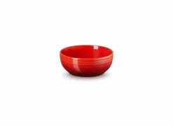 Kom Coupe Ø16cm - stoneware - kersenrood