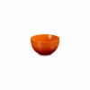 Kom Coupe Ø12cm - stoneware - oranjerood