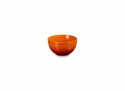 Kom Coupe Ø12cm - stoneware - oranjerood