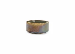Kom Pila Ø12cm - porselein - groen & blauw