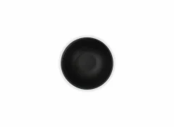 Kom Team Ø7,5cm - porselein - zwart