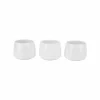 Kom Torres Ø9cm - porselein - wit - set van 3