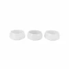 Kom Torres Ø9cm - porselein - wit - set van 3
