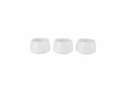 Kom Torres Ø9cm - porselein - wit - set van 3