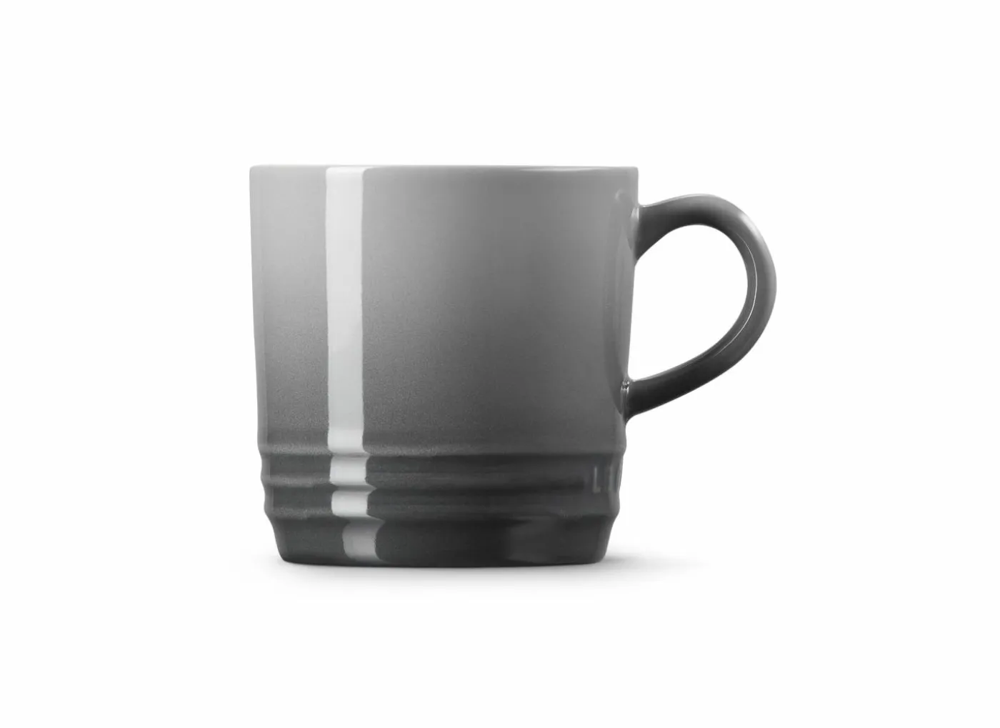 Kopje Le Creuset 20cl - keramiek - grijs & zwart