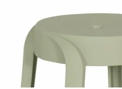 Kruk June 43,5x44,5x55,5cm - polyethyleen - groen