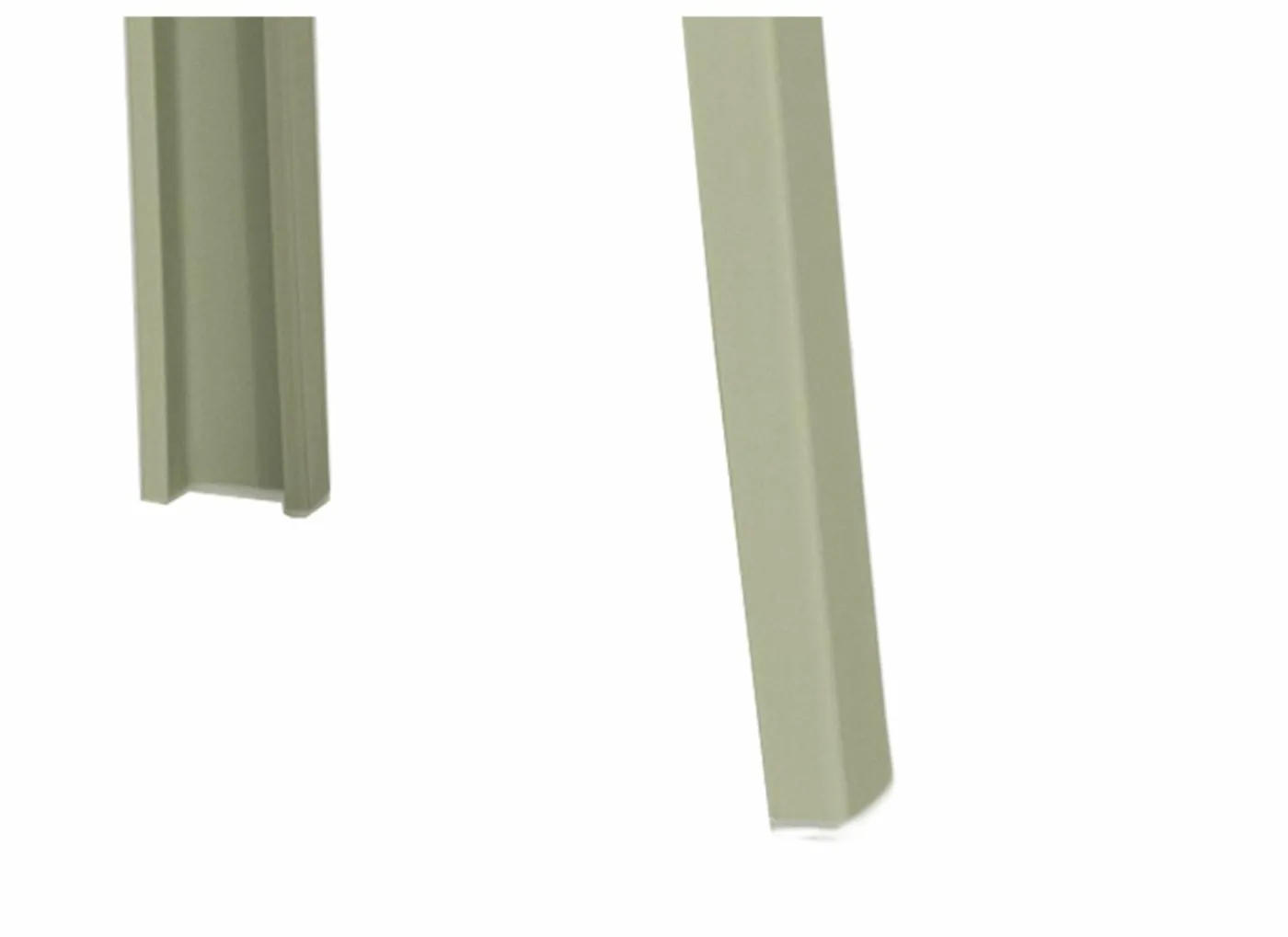 Kruk June 43,5x44,5x55,5cm - polyethyleen - groen