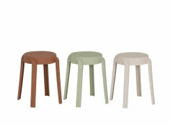 Kruk June 43,5x44,5x55,5cm - polyethyleen - groen