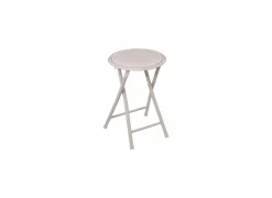 Krukje plooibaar Ø30xH45cm - metaal & PVC - beige